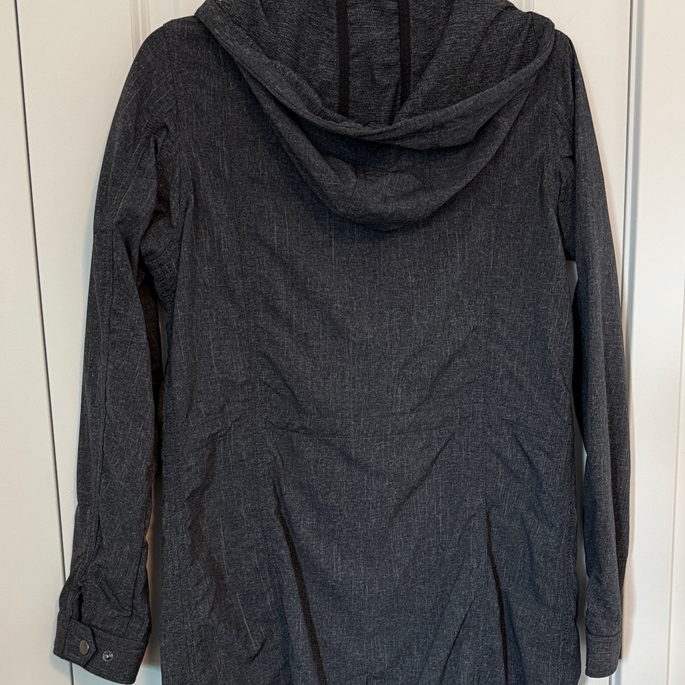 Duluth Trading Co Dark Gray Utility Jacket with Hood - Picture 8 of 8